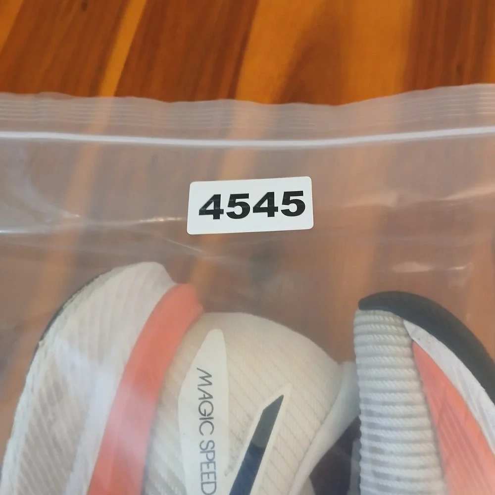 Asics Magic Speed 3 Womens 7.5 White Running‎ Shoes Sneakers 1012B518 FF Blast+